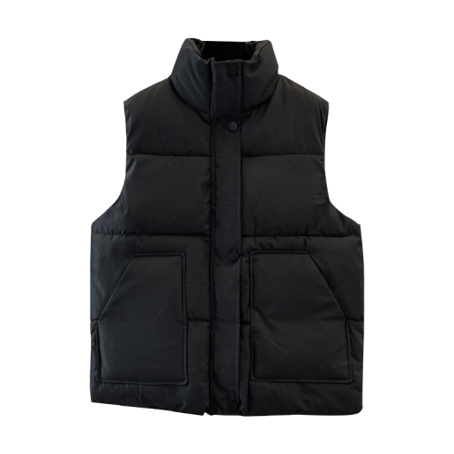 Small fresh new cotton coat vest winter Korean design loose cotton coat versatile vest jacket trendy