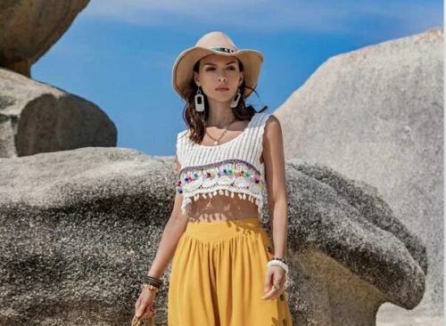 European and American foreign trade new products Amazon ebay AliExpress hollow tassel suspender bohemian ethnic style vest