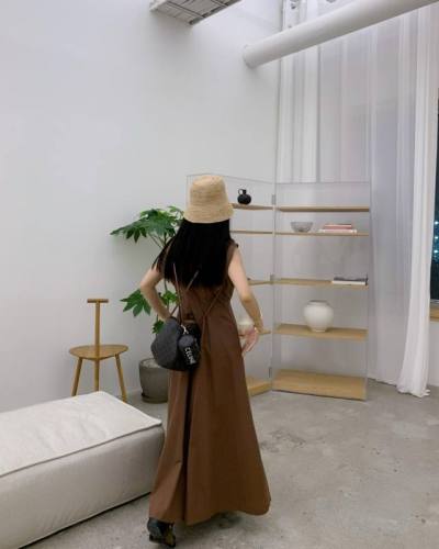 Chic versatile flying sleeve long versatile dress