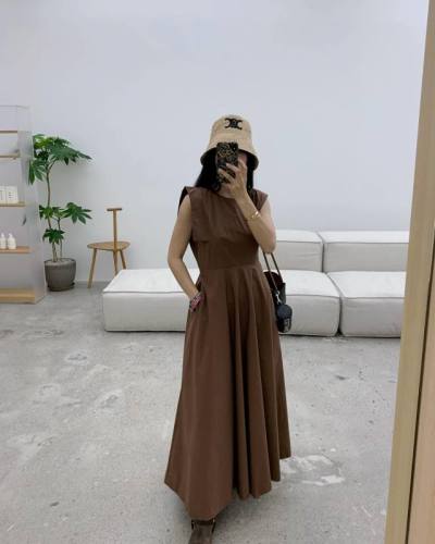 Chic versatile flying sleeve long versatile dress