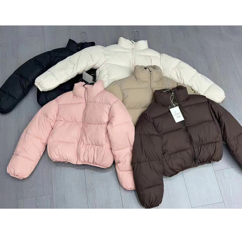 2024 Winter New American Kendall Style Down Jacket Women's Short Fashion Small Stand Collar Bakery Jacket