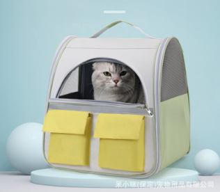 Source Factory Portable Foldable Cat Bag Outdoor Portable Pet Bag Shoulder Large Capacity Cat Dog Bag Outdoor
