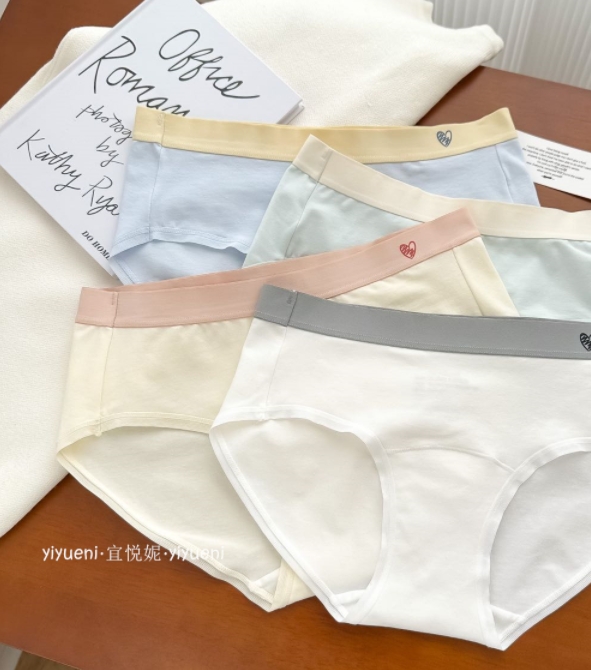 7A antibacterial extended crotch ~ Class A widened and extended bottom pure cotton crotch underwear for women, comfortable cotton girl underwear