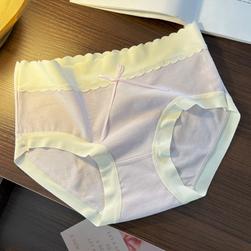 Soft Xinjiang cotton~girls pure cotton underwear women's class a cotton mid-waist antibacterial pure cotton crotch women's large size underwear