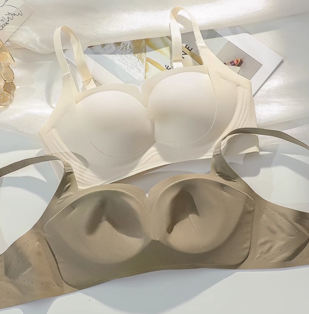 Lift-up seamless underwear for women with small breasts, push-up, auxiliary breasts, anti-sagging, comfortable, no wires, fixed cup, beautiful back bra
