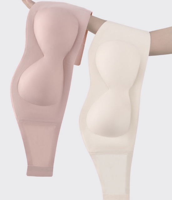 Super stable strapless bra for women, thin style that won’t fall off when sweating, bandeau, seamless breast wrap, anti-exposure push-up bra