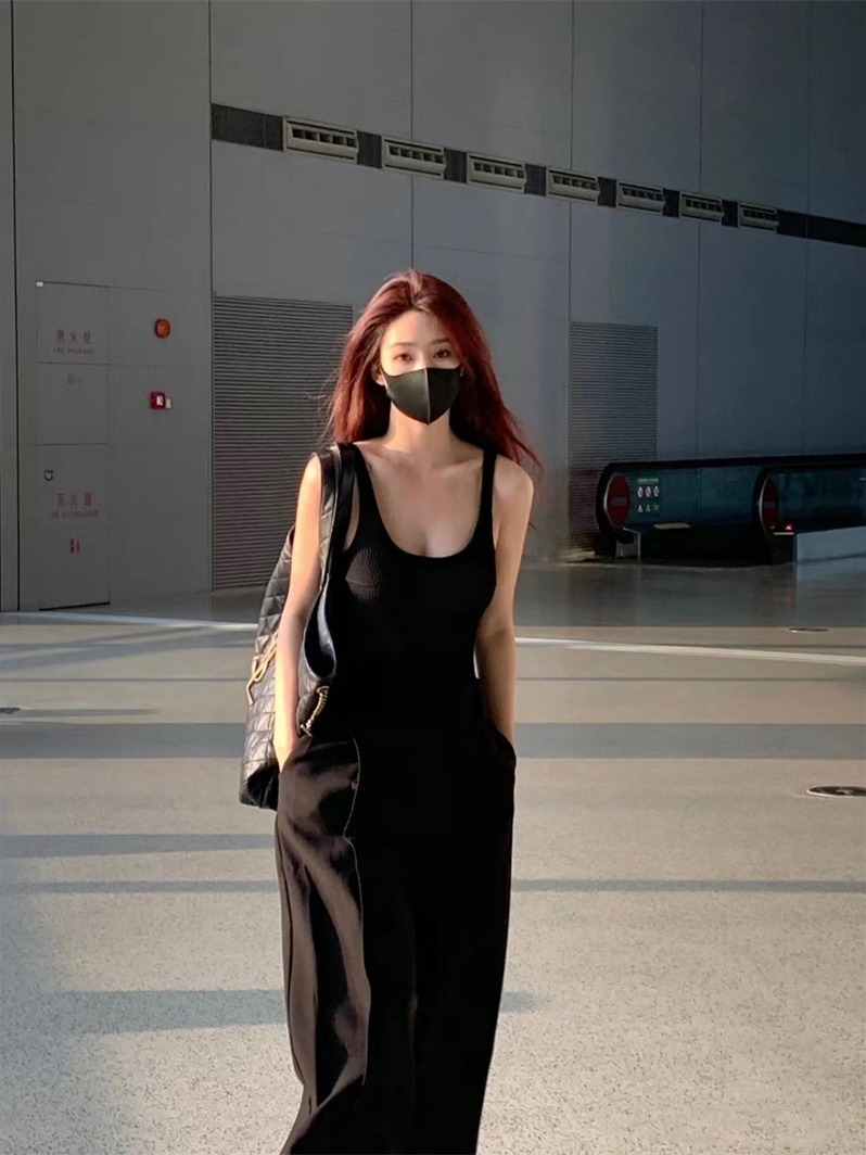 Vest summer 2024 new style with breast pads, beautiful back bra, all-in-one underwear, bottoming, inner top