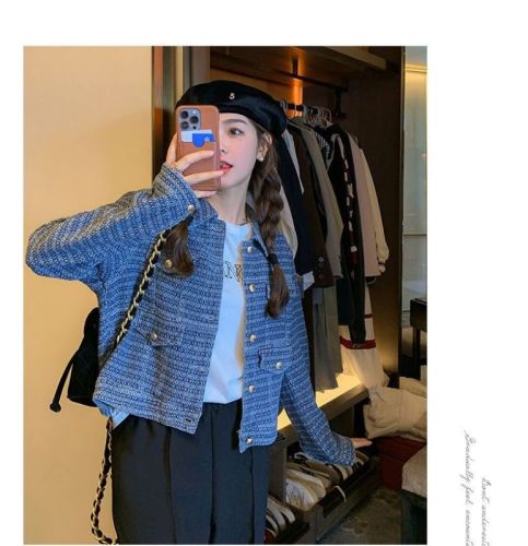 2024 Spring and Autumn New High-End Vibe Streetwear Sheath Jacket for Women, Fashion Denim Jacket, Ins Trendy