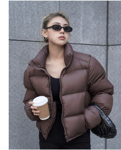 Official picture Maillard short cotton coat for women 2024 winter new high-end small Kendou style European style jacket