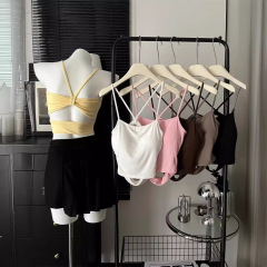 American pure lust vest for women to wear in summer, loose design, niche sweet and cool design, sleeveless t-shirt top