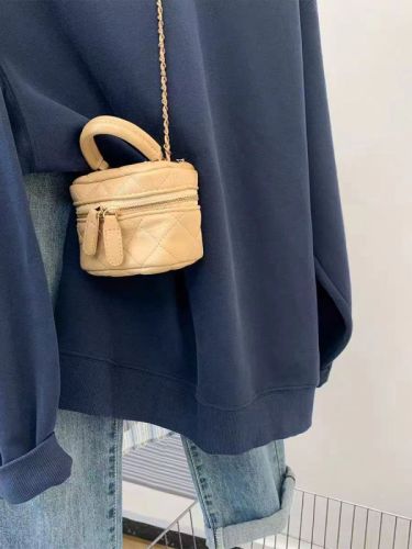 Thin Chinese cotton milk silk plus velvet Chinese cotton silver fox velvet round neck printed sweatshirt for women couple quality