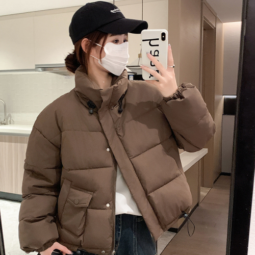 Real shot of cotton-padded clothes for women, trendy ins winter 2024 new style, small cotton-padded jackets, niche salty studio bread clothes