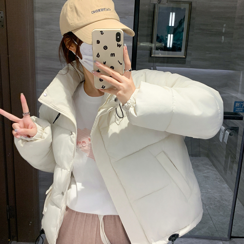 Real shot of cotton-padded clothes for women, trendy ins winter 2024 new style, small cotton-padded jackets, niche salty studio bread clothes