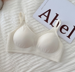 Fixed cup underwear for women with small breasts, push-up cartoons, expanded breasts, larger breasts, round breasts, seamless bra