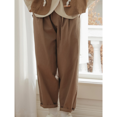 No less than 99 real shots of autumn and winter slimming high-waisted straight fashion trousers