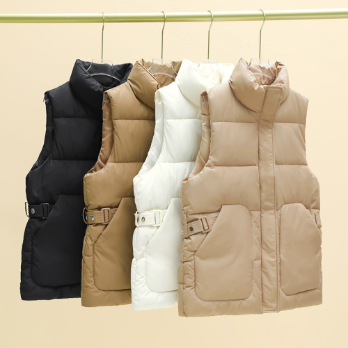 Actual shot of 2024 autumn and winter new style fashionable warm and slimming Korean style women's jacket vest