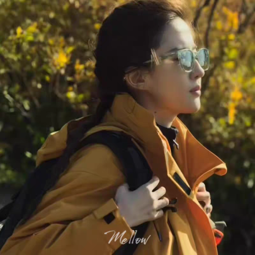 The Story of Rose Liu Yifei's same style outdoor jacket for women spring and autumn 2024 new workwear mountaineering clothing trend