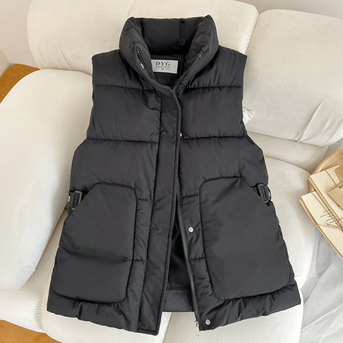 Actual shot of 2024 autumn and winter new style fashionable warm and slimming Korean style women's jacket vest