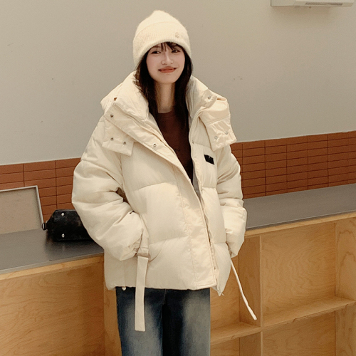 ins down jacket women's design sense small thickened warm extreme cold bread coat winter