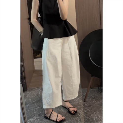 Wide-leg pants, carrot pants, casual pants for women, new summer fat mm slimming banana pants, loose trousers, trendy