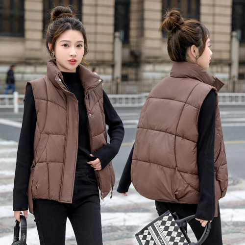 Women's Cotton Jacket 2024 Autumn and Winter New Style Waist Slimming Versatile Drawstring Cotton Jacket