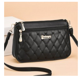 Daiouya's new summer simple and fashionable solid color embroidered small fragrance style crossbody bag trend