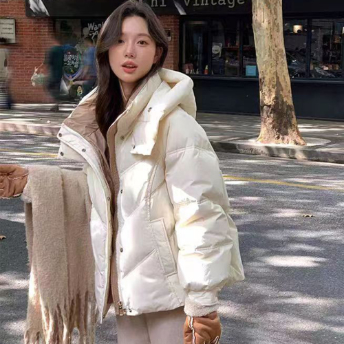 Bai Ling'er down jacket women's winter new style small short style thickened high-end down jacket