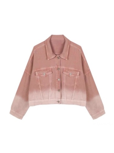 Hao Ge carefully selected pink cow C4WT00850A loose jacket