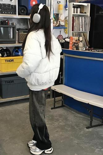 2024 new embroidered cotton-padded jackets for women, this year’s popular Korean down-padded jackets, couple cotton-padded jackets, student jackets