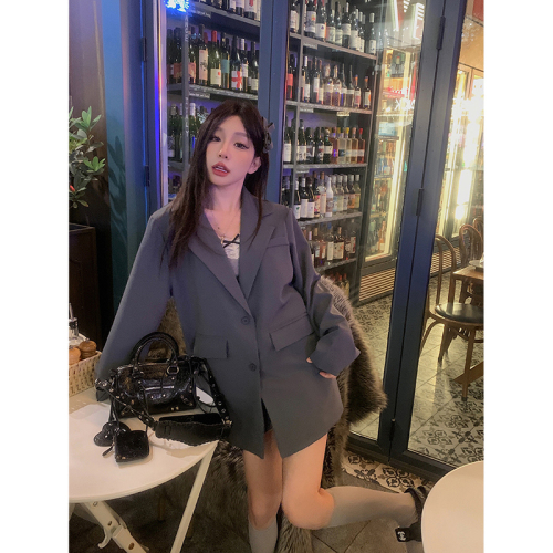 Real shot!  2024 New Loose Suit Jacket Women Simple Fashion Jacket Women