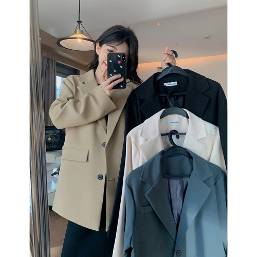 Real shot!  2024 New Loose Suit Jacket Women Simple Fashion Jacket Women