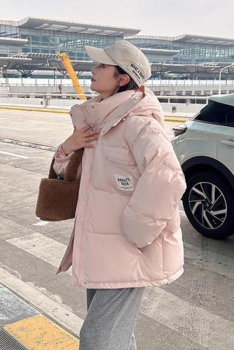 Actual Korean version of Yang Bubble Bread Winter New Style Small Student Loose Cotton Jacket Down Jacket for Women