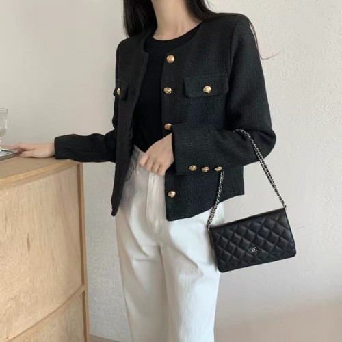 Korean chic autumn and winter French style jacket for women