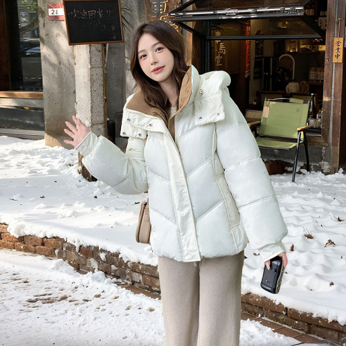 Internet celebrity's same style down jacket for women in winter 2024 new short thickened jacket for small people