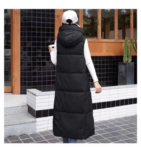 Official picture of the new fashionable autumn and winter down cotton vest trendy ins versatile vest waist mid-length coat for women