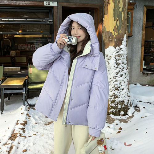 Internet celebrity's same style down jacket for women in winter 2024 new short thickened jacket for small people