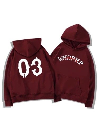 American retro burgundy hooded sweatshirt for women in autumn and winter niche oversize loose jacket trendy bestie outfit