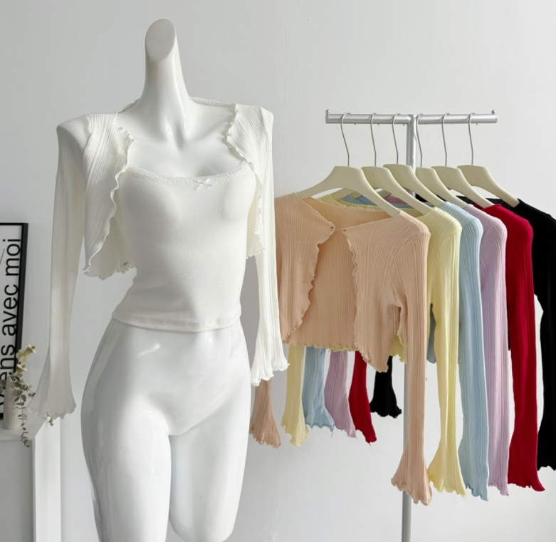 Cooling Ice Hemp Hyperbolic Versatile Cardigan Sun Protection Small Cardigan
