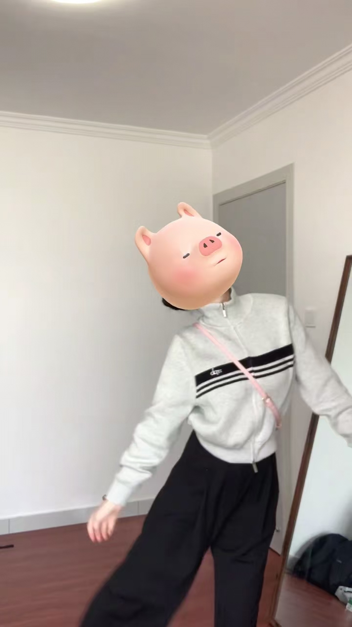 時尚穿搭女士早秋薄款條紋長袖拉鏈小眾運動百搭毛衣直筒闊腿褲