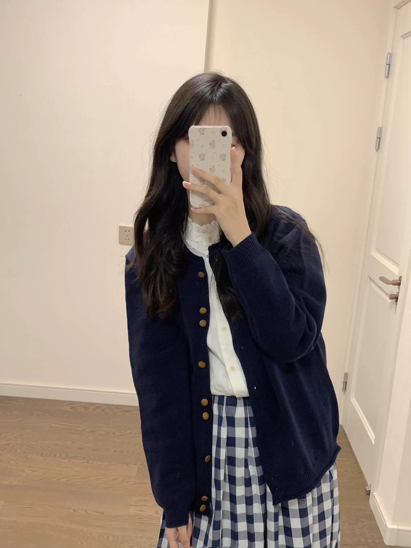 秋季穿搭高級感2024新款女裝上衣日系復古學院風針織毛衣開衫外套