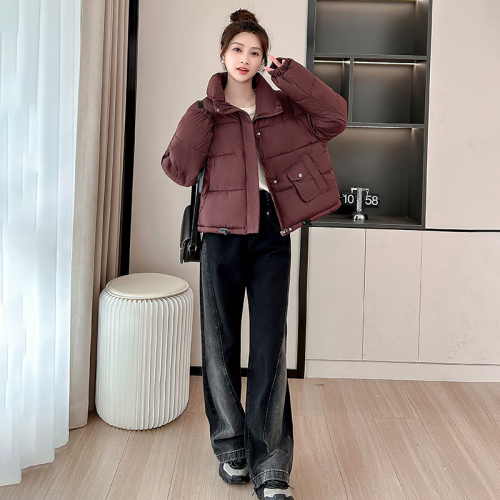 Short down jacket for women winter 2024 new fashion Korean style thickened small man's bread coat cotton jacket