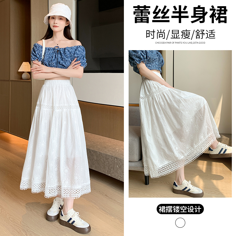 Summer new style French age-reducing tutu skirt ballet cake skirt mid-length skirt super fairy~