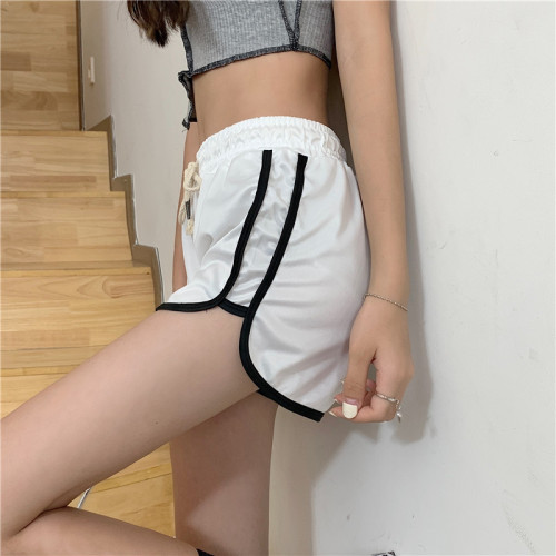 Korean style design irregular wide leg shorts women's trendy sports casual hot pants