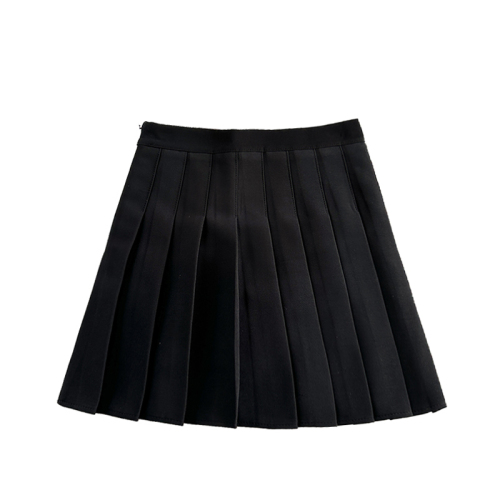 Autumn and winter slimming high waist thickened brown short skirt pleated skirt jk super hot skirt female a line skirt trendy