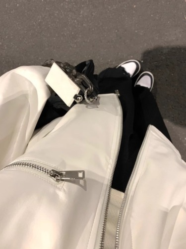 American street retro small fragrant leather jacket women's spring and autumn new loose design niche jacket top