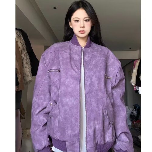 American retro workwear jackets for men and women, high-end spring and autumn high street niche loose couple flight suits, jackets, trendy brands