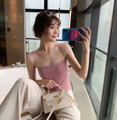 Sexy spaghetti straps slim fit outer camisole women's new spring and summer bottoming shirt