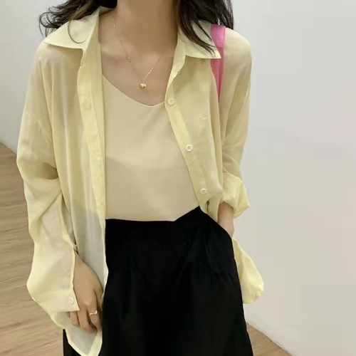 Spot#Hong Kong style plus size women's solid color loose V-neck camisole for outer wear and inner wear for women's casual bottoming shirt tops