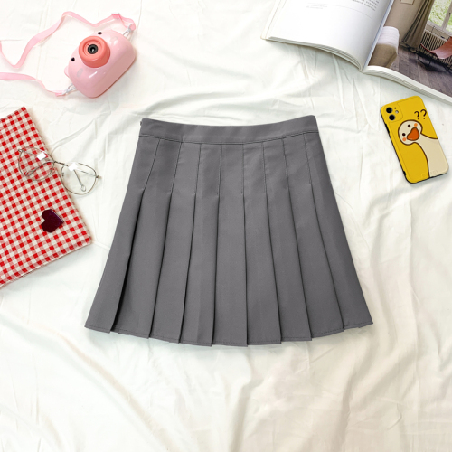 New women's spring, summer and autumn A-line skirts, college style jk short skirts, slimming skirts