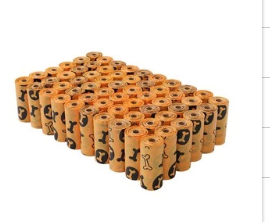 Manufacturer's custom printed scented biodegradable pet waste bags and dog poop bags